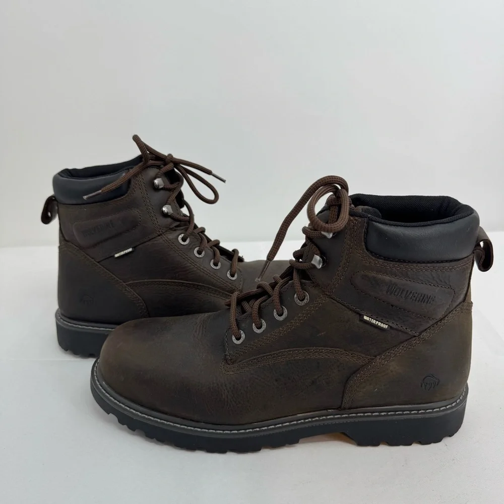 MENS WOLVERINE CHAINHAND 6” ST BOOTS STEEL TOE US SIZE 13M ASTM F2413-17